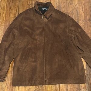 Polo by Ralph Lauren Men’s Brown Leather Jacket Size XL